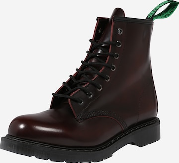 Solovair Boots '8 Eye Derby' in Rot: front
