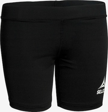 Select Slimfit Sportshorts in Schwarz: Vorderseite