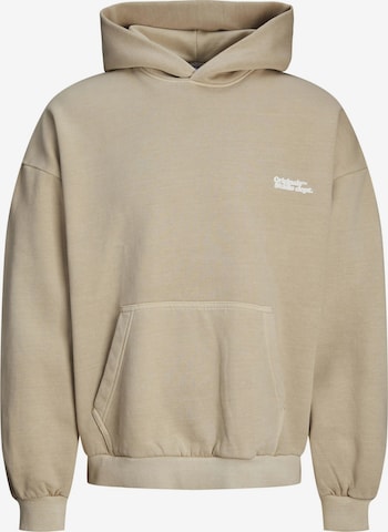 Sweat-shirt JACK & JONES en beige : devant