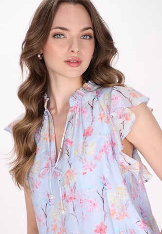 DreiMaster Vintage Blouse 'Vintage' in Blauw