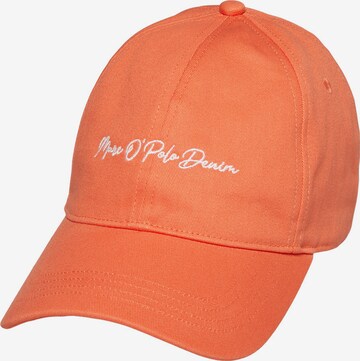 Casquette Marc O'Polo DENIM en orange : devant