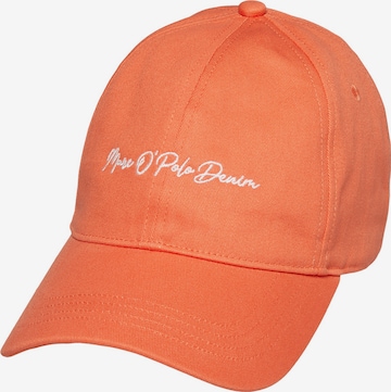 Casquette Marc O'Polo DENIM en orange : devant