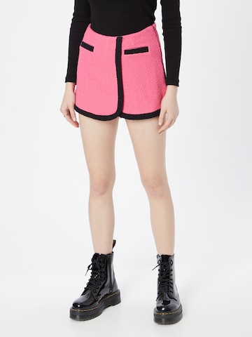 Regular Pantalon River Island en rose : devant