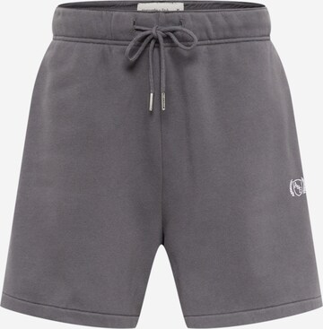 Abercrombie & Fitch - Loosefit Calças 'LAUREL' em cinzento: frente