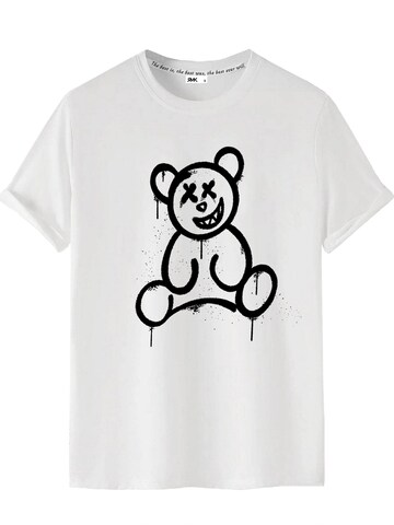 RMK Shirt 'Bear Smiley'‌‌‌‌‌‌‌‌ in Weiß: Vorderseite