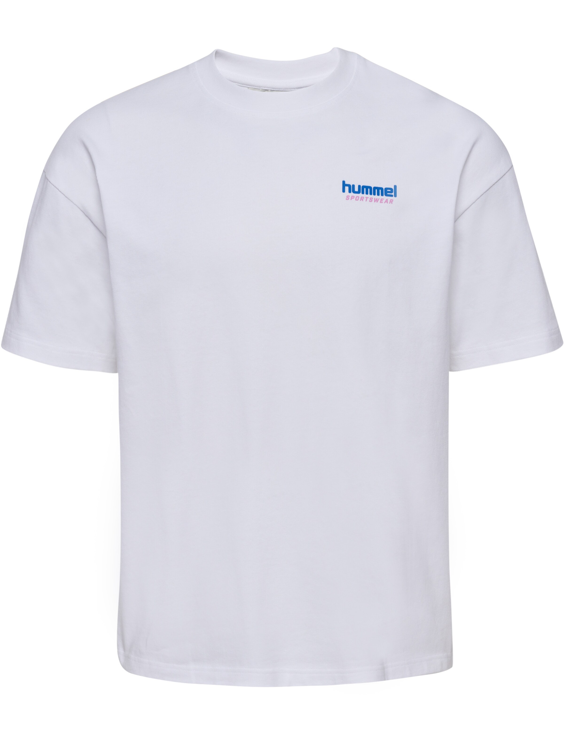 Hummel Shirt in Wit: voorkant