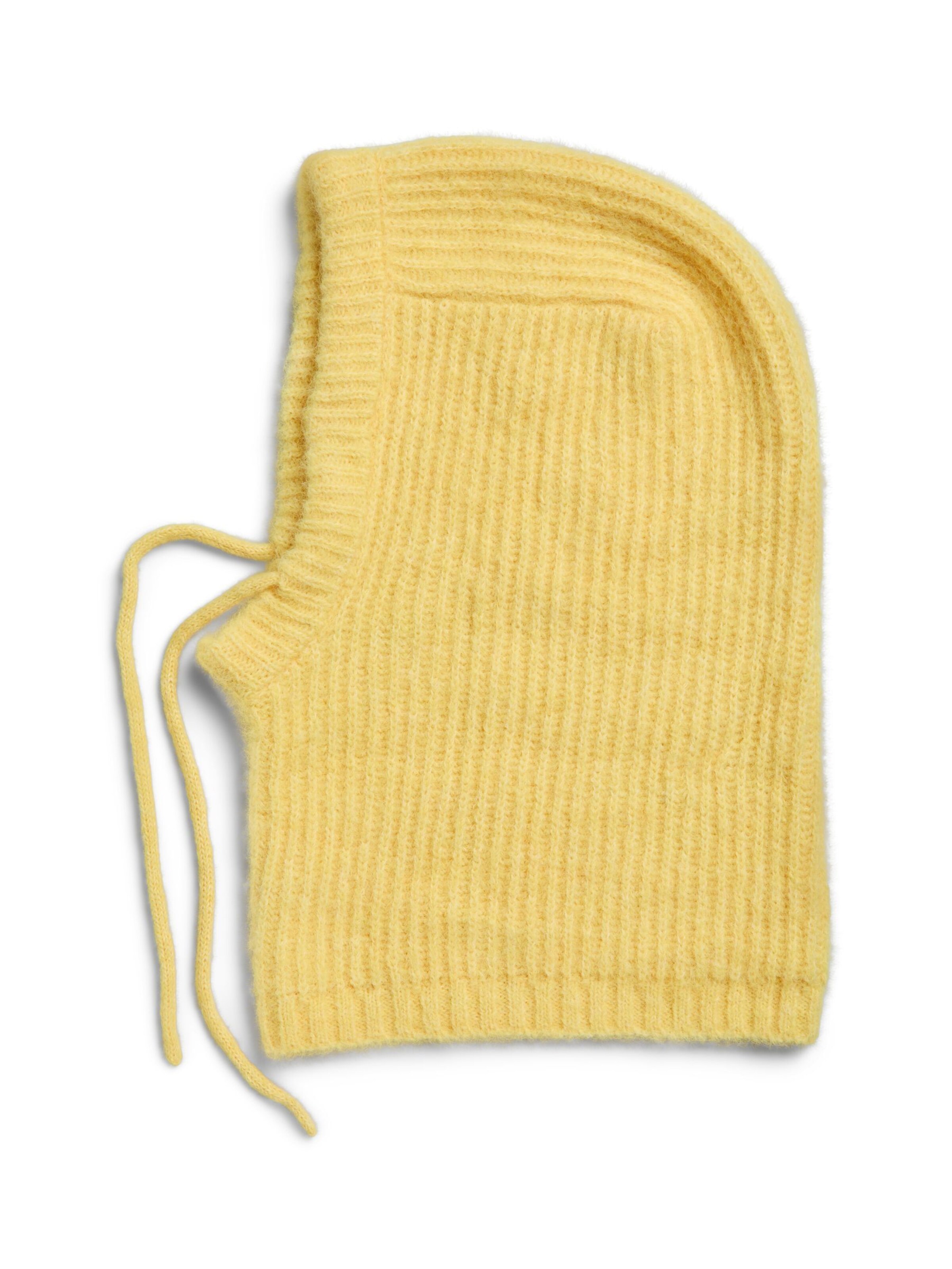 Bonnet 'PCNAMBI' PIECES en jaune : devant