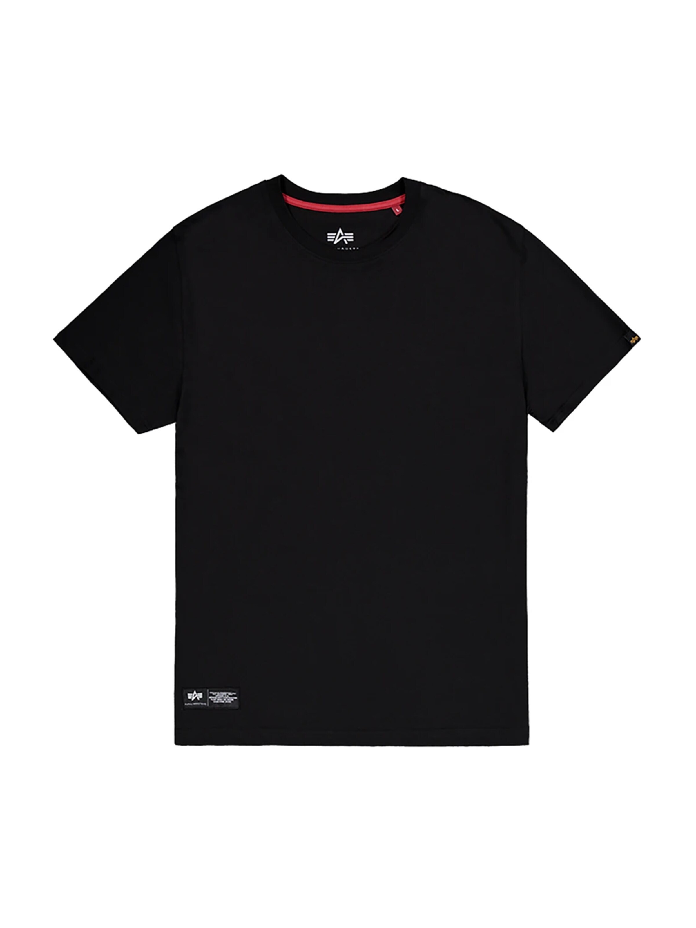 ALPHA INDUSTRIES Shirt‌‌‌ in Schwarz: Vorderseite