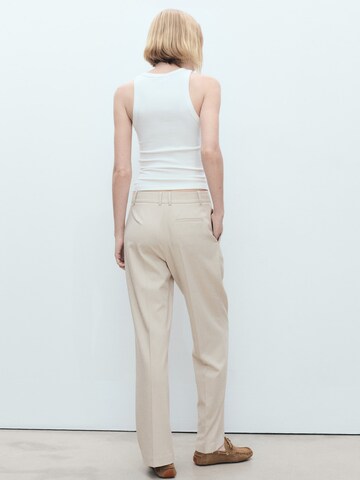 MANGO Regular Pantalon 'CESARV' in Beige