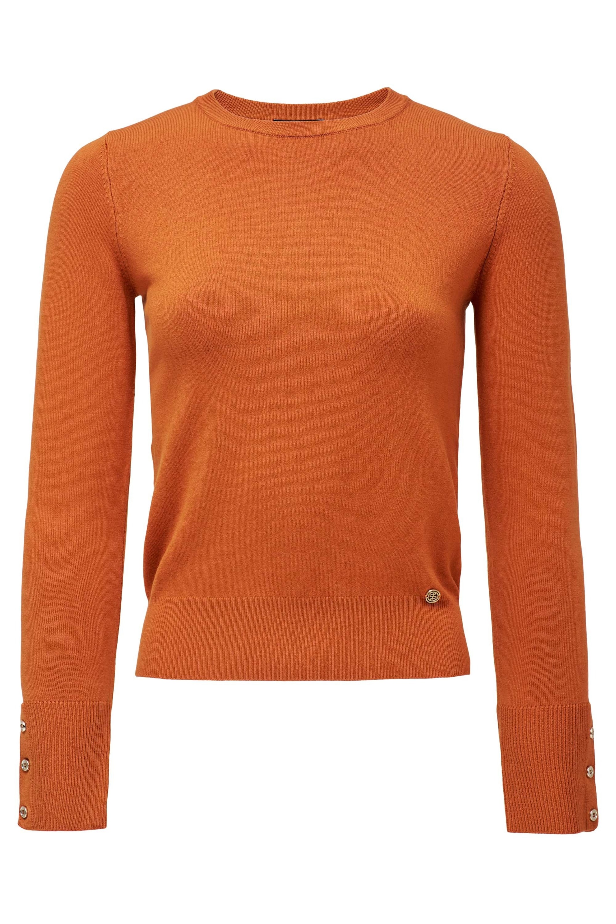 Salsa Jeans Langarm-shirts in Orange: Vorderseite