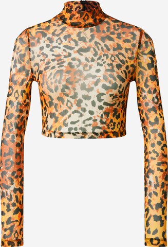 Just Cavalli Shirt in Bruin: voorkant