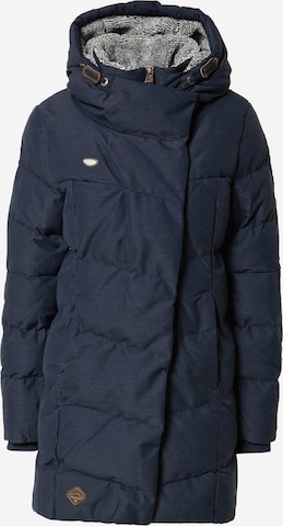 Ragwear Zimní kabát 'PAVLA' – modrá: přední strana
