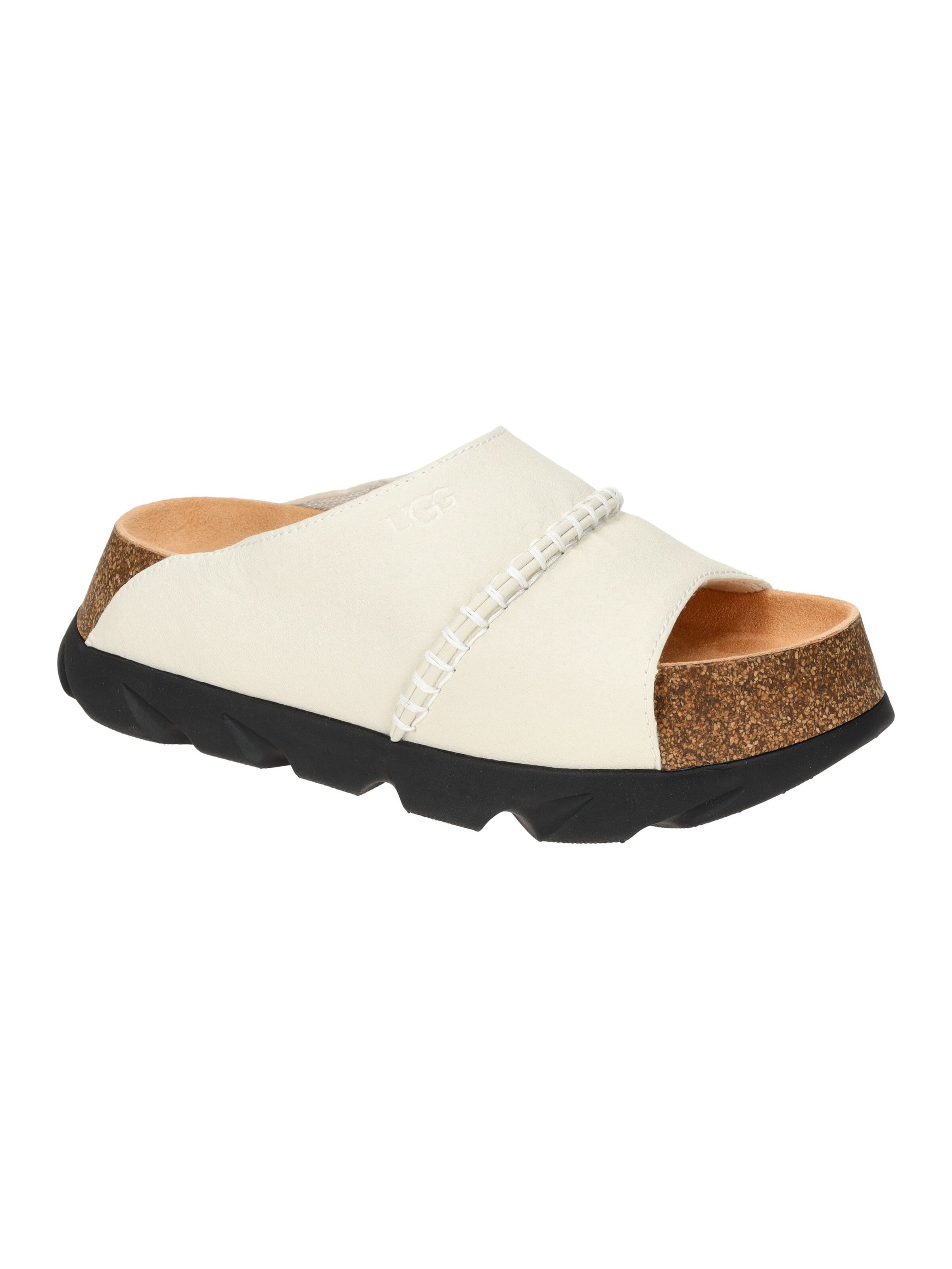 UGG Mules 'UGG Sunskip Slide Pantolette weiß off-white 1152695' in White: front