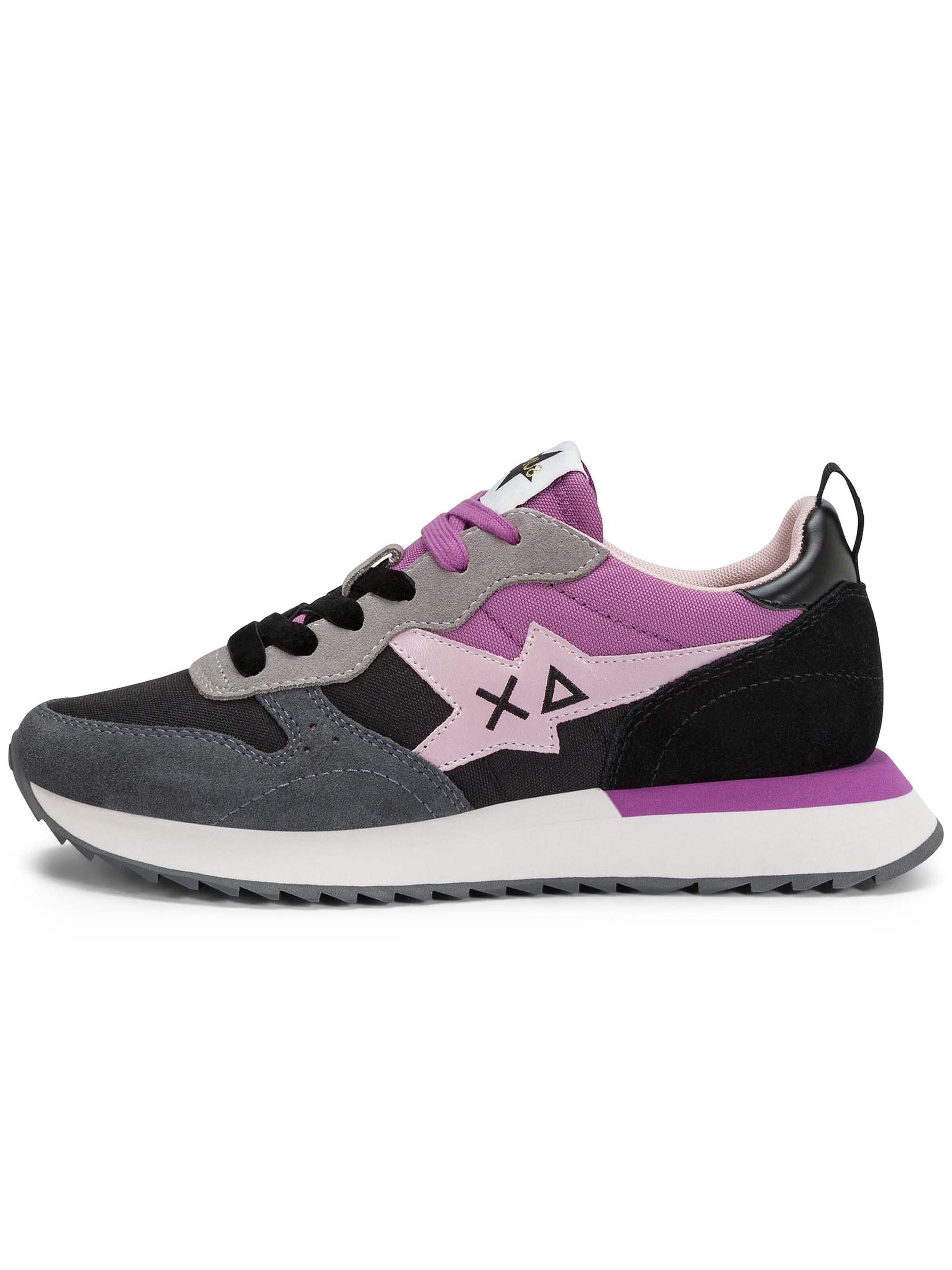 SUN68 Platform trainers in Grey: front