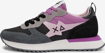 SUN68 Platform trainers in Grey: front