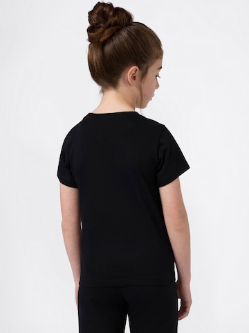 juoda Champion Authentic Athletic Apparel Marškinėliai