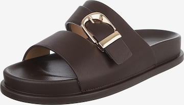 Ital-Design Mules in Brown: front
