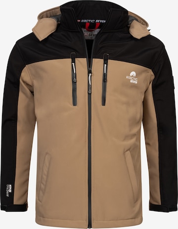 Arctic Seven Performance Jacket in Black: front