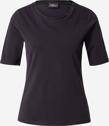 T-shirt s.Oliver BLACK LABEL en noir : devant