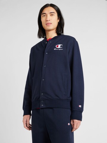 Champion Authentic Athletic Apparel Ζακέτα φούτερ σε μπλε: μπροστά