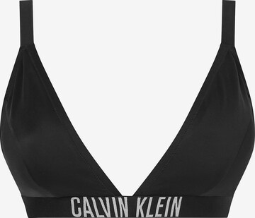 Calvin Klein Swimwear Plus Triangel Bikinitop 'Intense Power' in Schwarz: predná strana