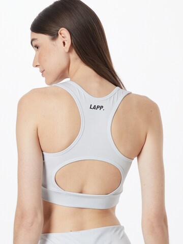 Lapp the Brand Bustier Sport-BH in Grau