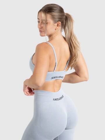 Smilodox Bustier Sport bh 'Vera' in Blauw