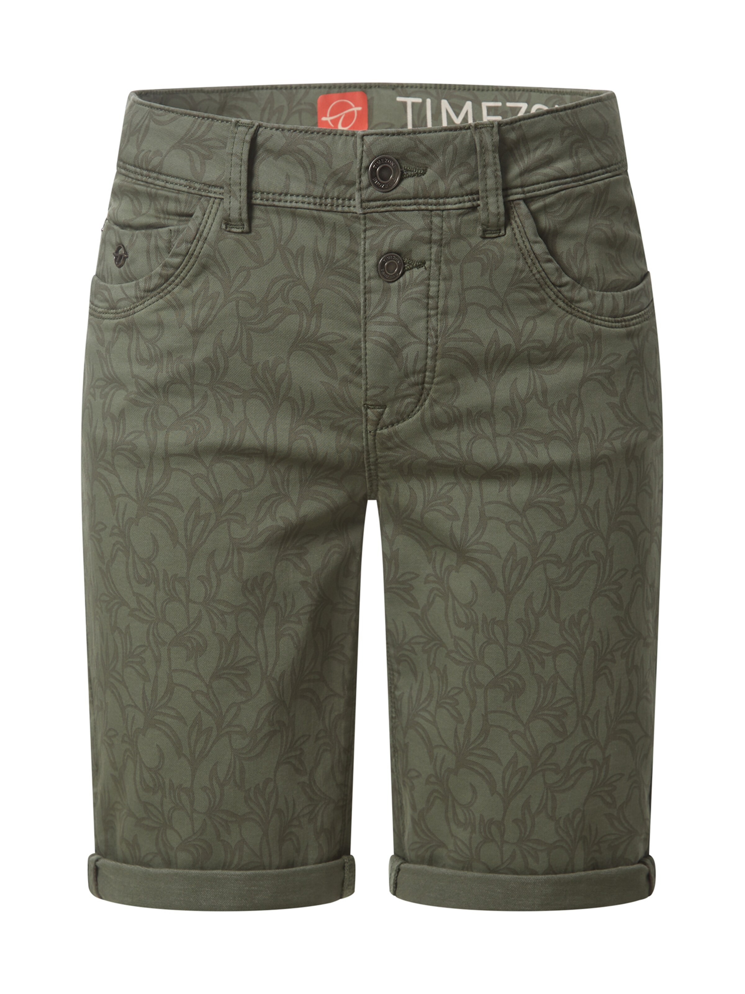 TIMEZONE Slim fit Pants 'Nali' in Green: front
