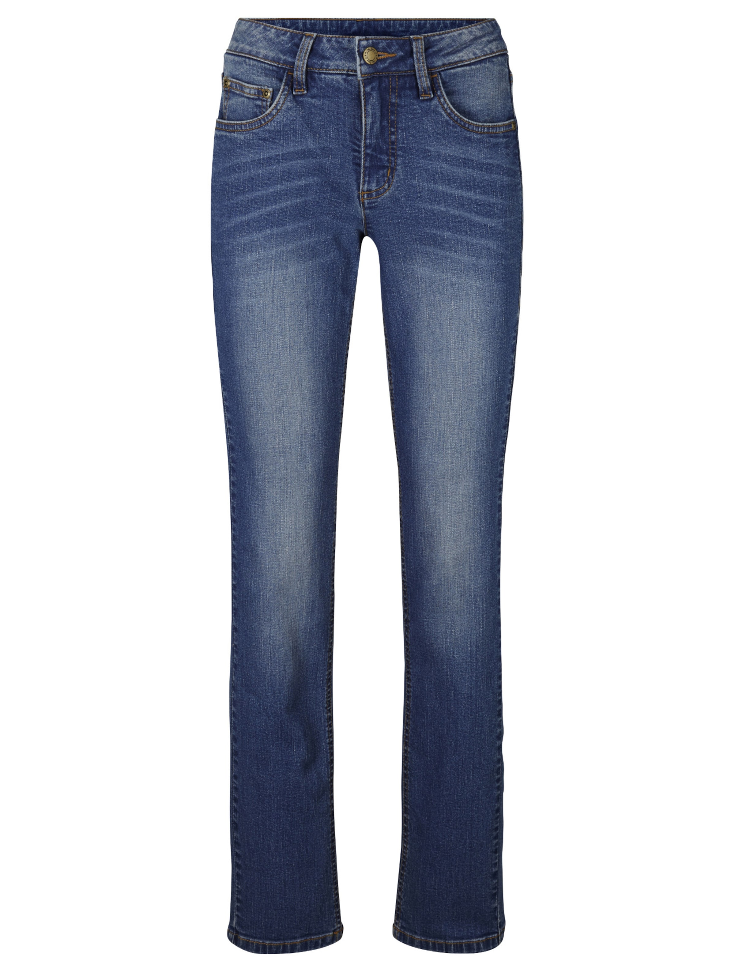 bonprix Loosefit Jeans in Blauw: voorkant