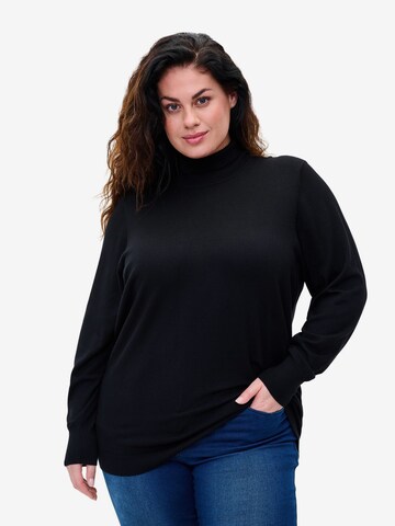 Zizzi Pullover 'MCARRIE' in Schwarz: predná strana