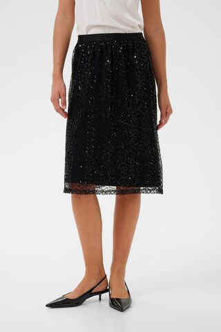 Cream Skirt 'CRShima' in Black: front