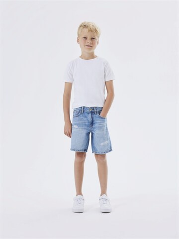 NAME IT Loosefit Shorts 'SILAS' in Blau