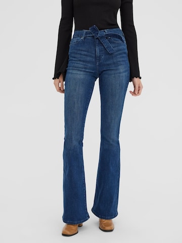 VERO MODA Flared Jeans 'SIGA' in Blue: front