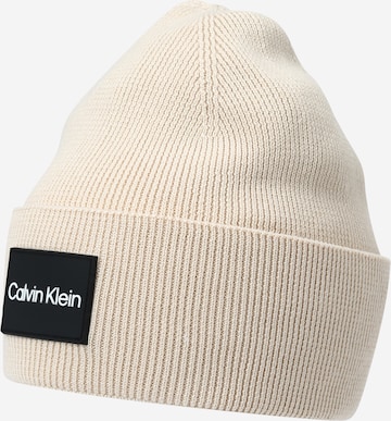 Calvin Klein Mütze in Beige: predná strana