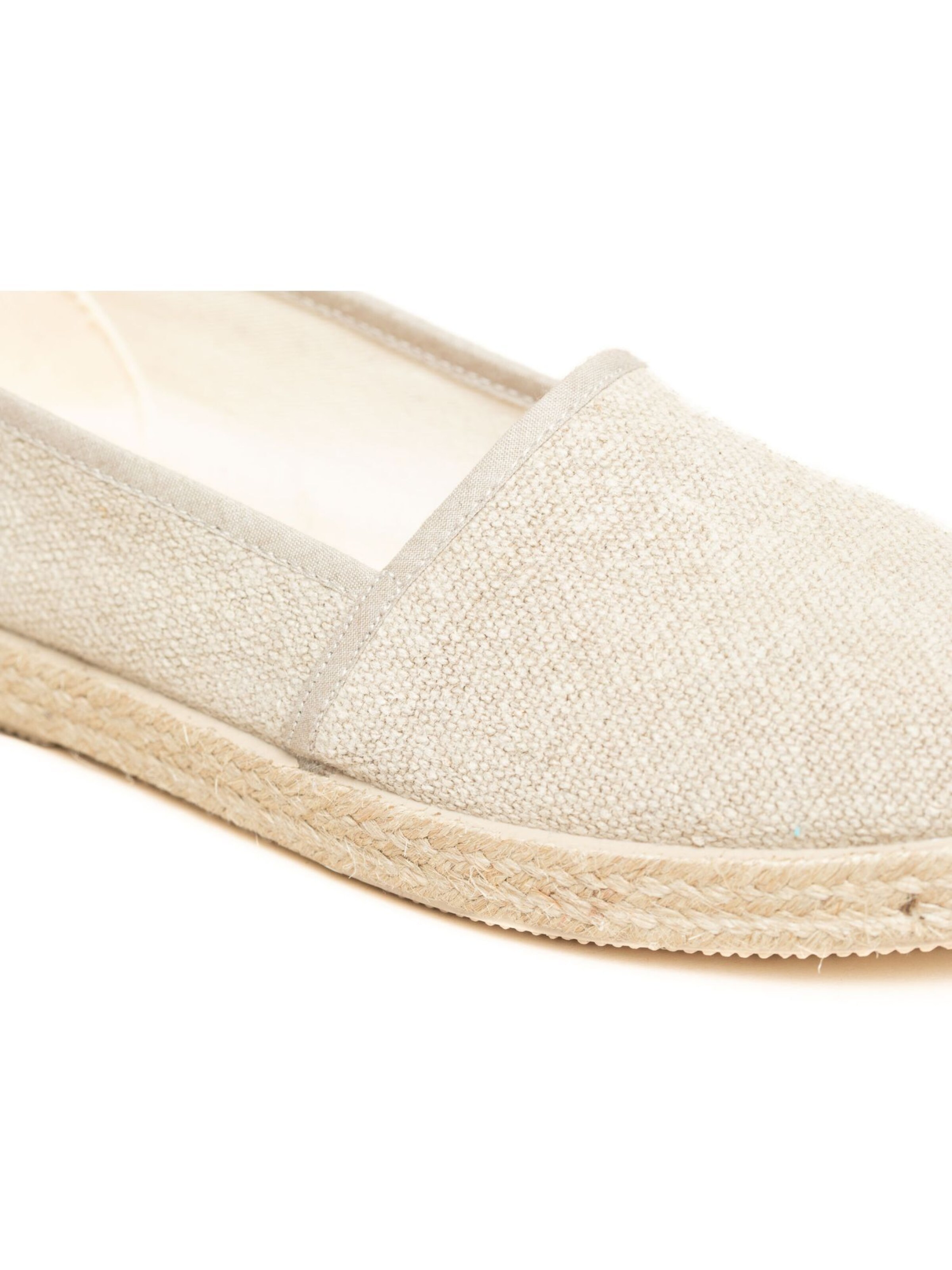 Gottstein Espadrilles 'Espadrille Camping Linen uni V' in Beige