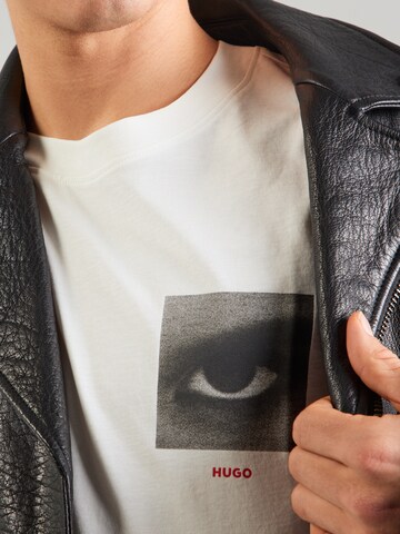 bēšs HUGO T-Krekls 'Deyss'