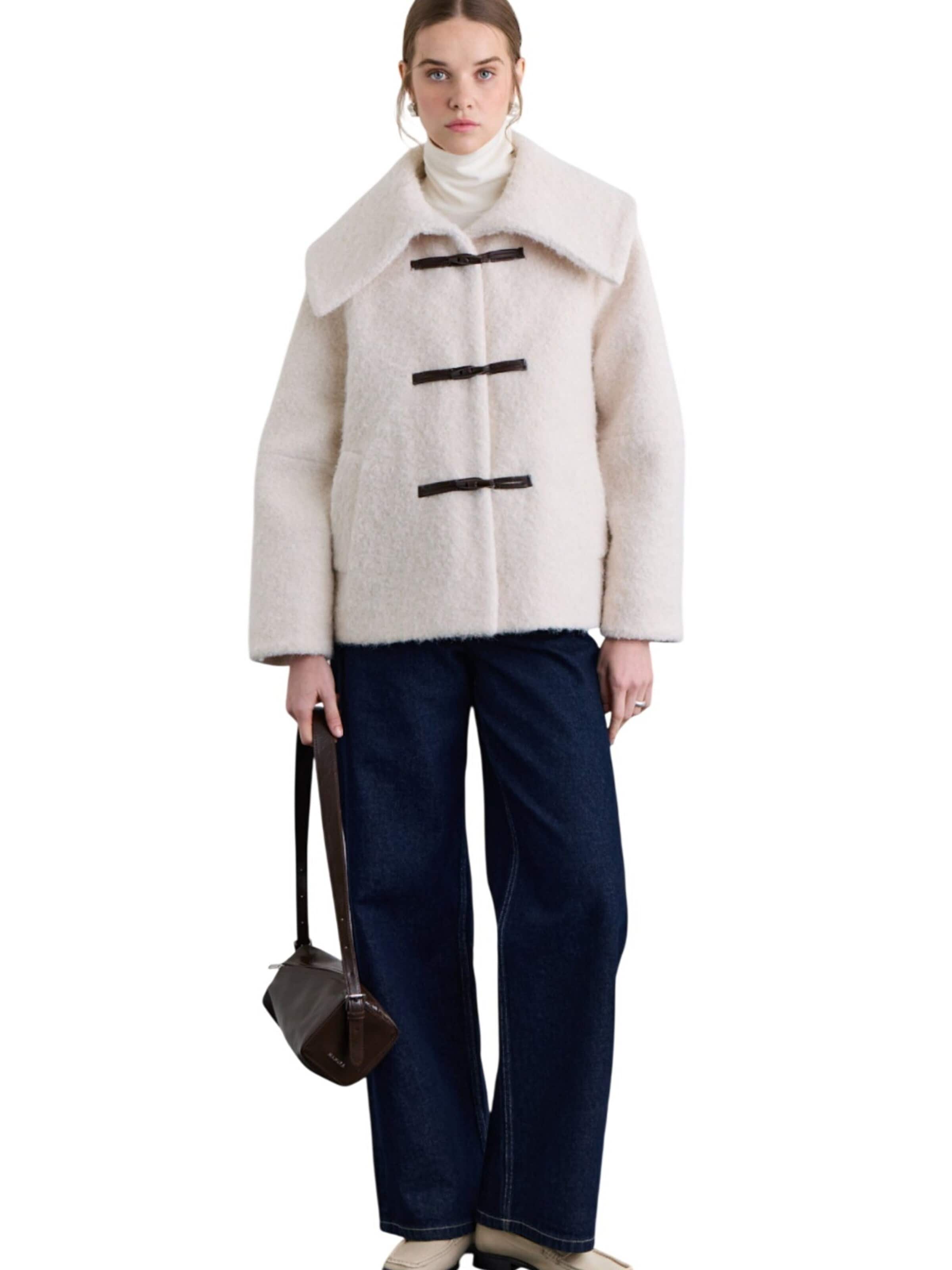 MANUKA Winterjacke‌‌ in M in ecru, Produktansicht
