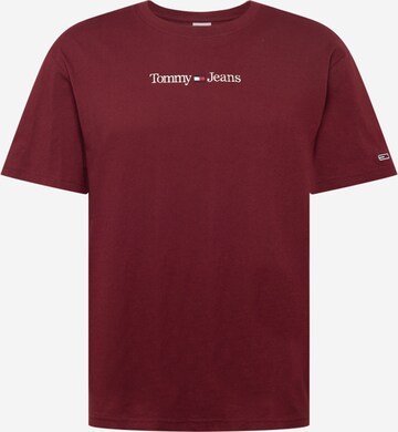 T-Shirt Tommy Jeans en rouge : devant