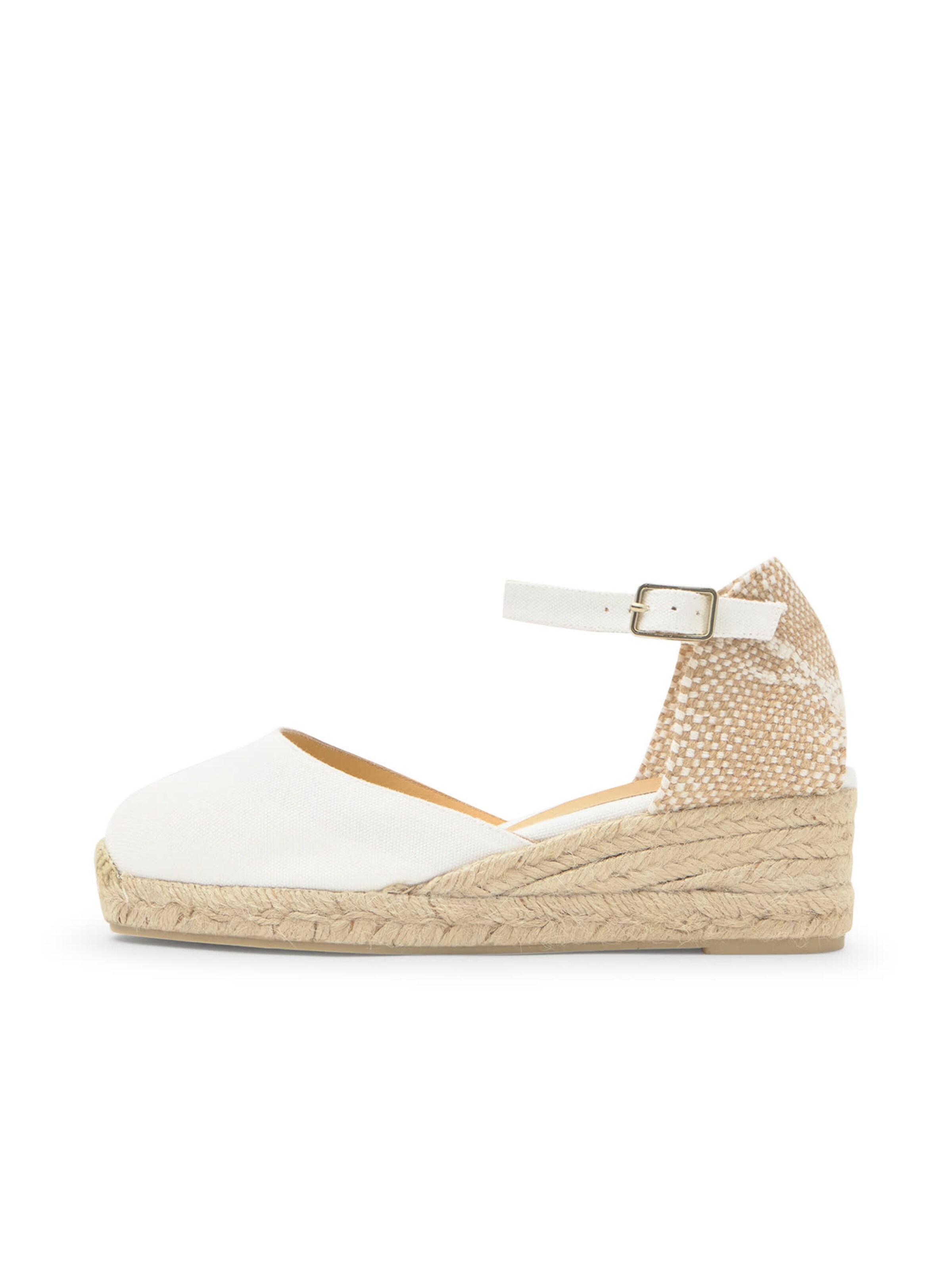 Espadrillas 'Carol' di Castañer in bianco: frontale