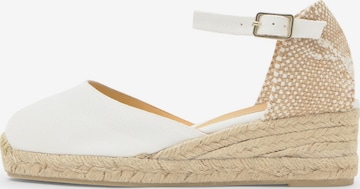 balta Castañer Espadrilės 'Carol': priekis
