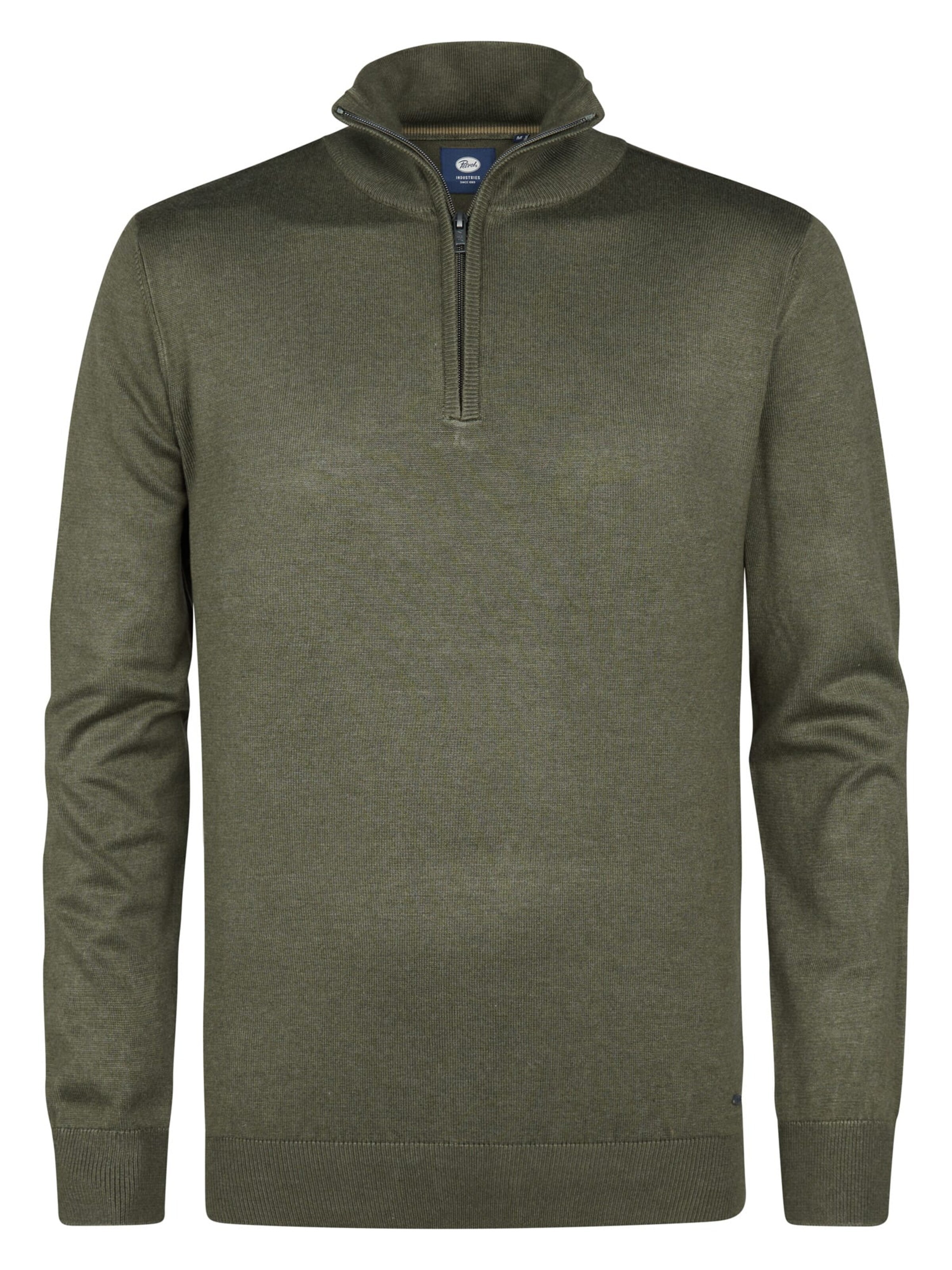 PETROL INDUSTRIES MEN Sweater in Green: front