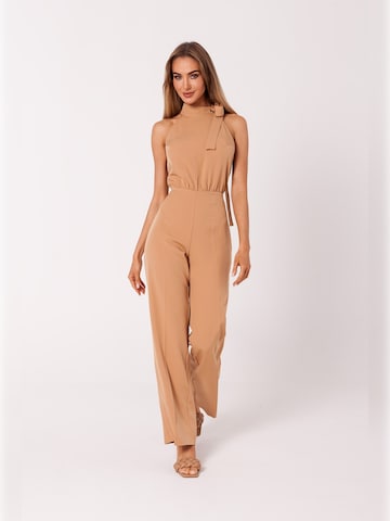 made of emotion - Jumpsuit en marrón: frente