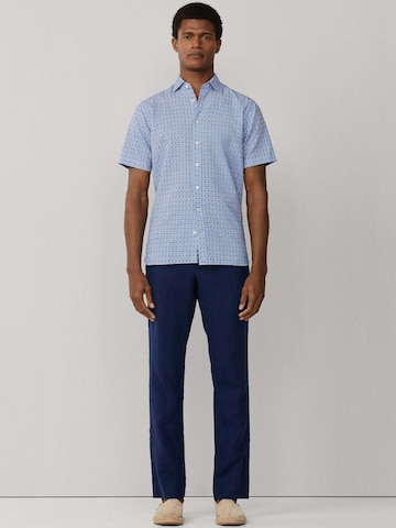 Hackett London Regular fit Button Up Shirt 'Clay' in Blue