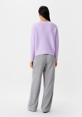 Pull-over COMMA en violet : derrière