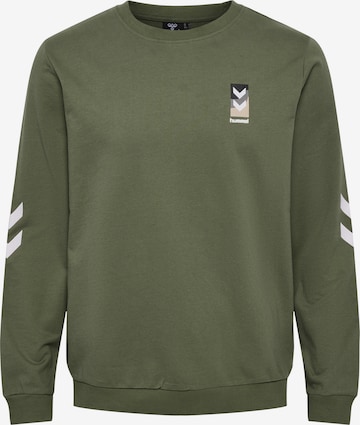 Hummel Athletic Sweatshirt in Green: front