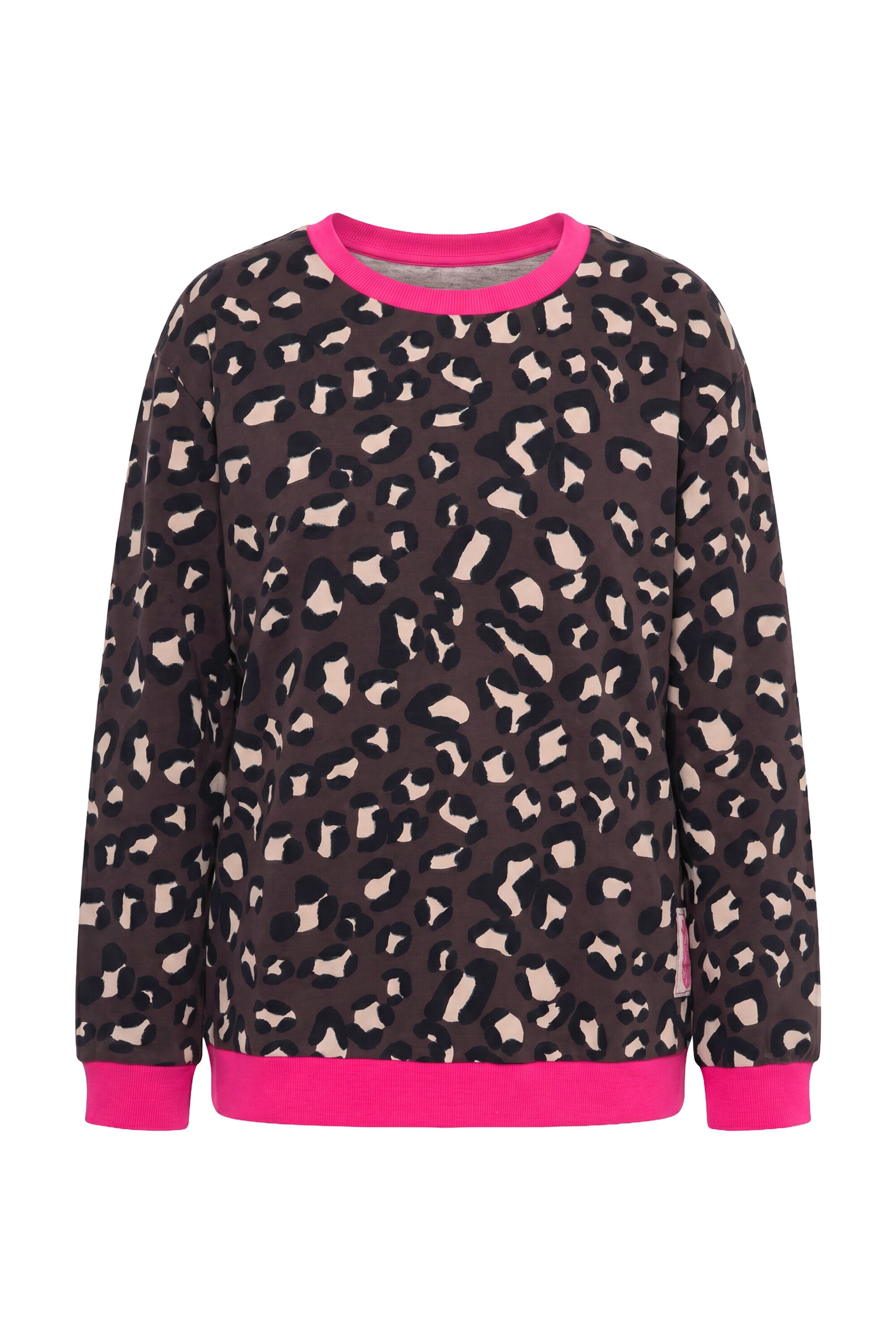 Ulla Popken Sweatshirt in Brown: front