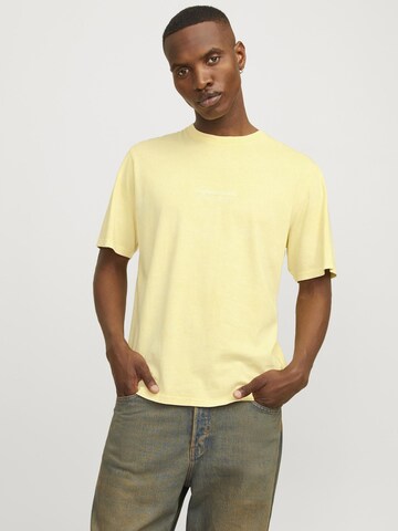 JACK & JONES Shirt 'JORVesterbro' in Yellow: front
