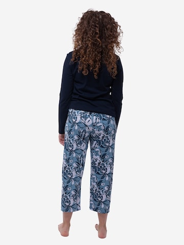 Ammann Pyjama 'Night & Home'‌‌‌‌ in Blau