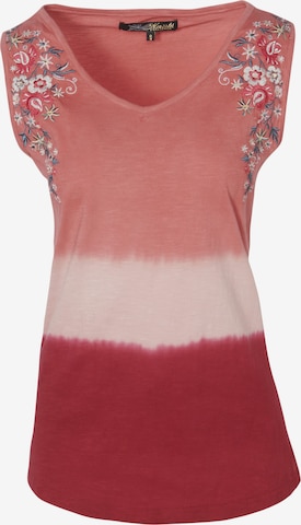 KOROSHI Top in Pink: front