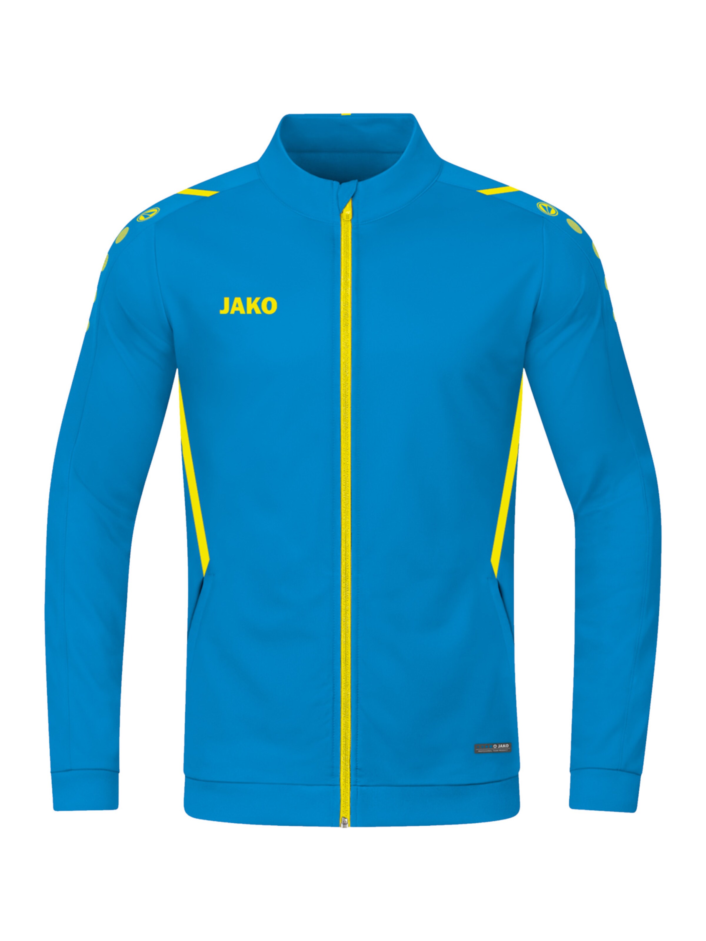 JAKO Sportjacke 'Challenge' in Blau: Vorderseite